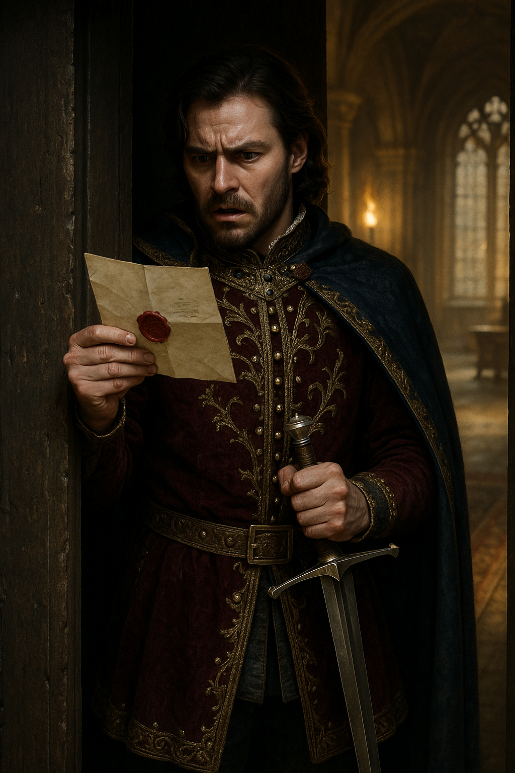 אדון מימי הביניים עם מכתב מזעזע.png