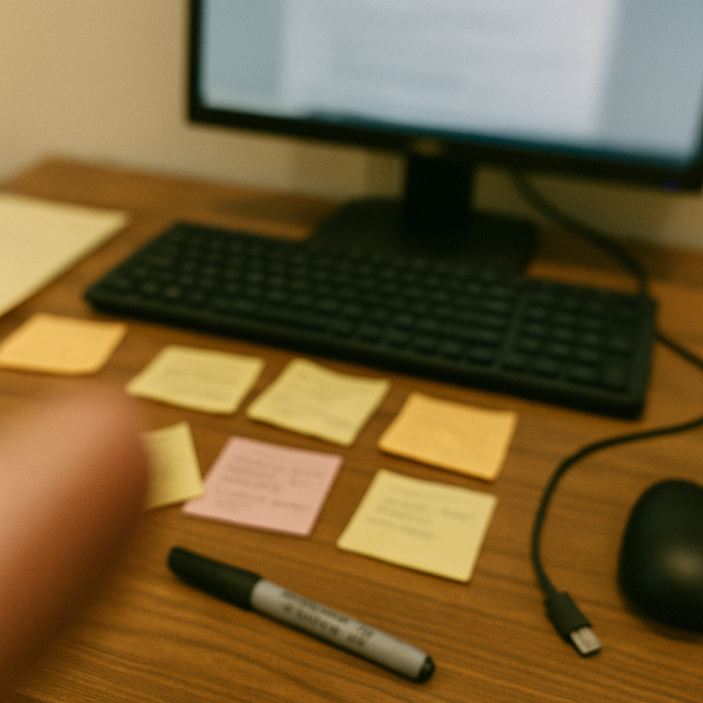 אמא - תראי כמה תזכורות יש לי בעבודה, אני אאחר היום (התמונה צולמה במהירות והפוקוס של המצלמה לא ...png