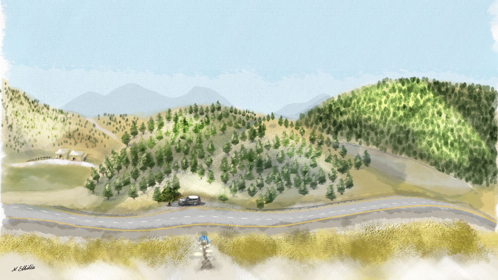 בין מירון לצפת.jpg