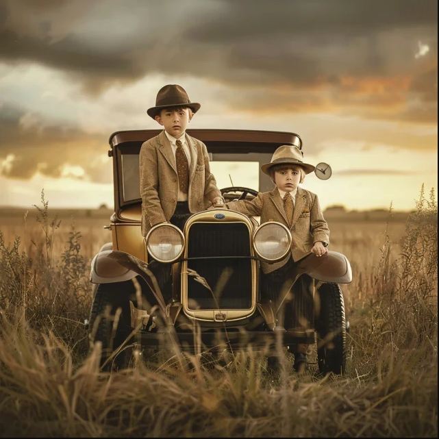 בנים לבושים בסגנון וינטאז.JPG