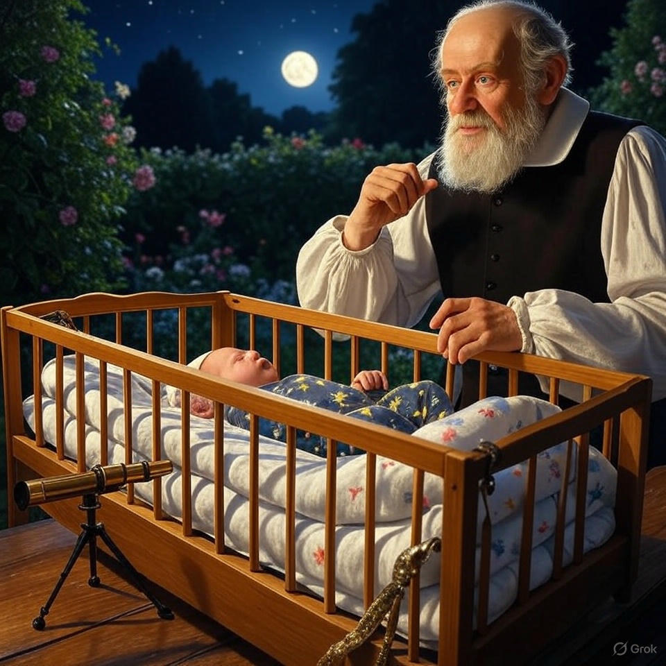 גלילאו גליליי והעריסה תחת הכוכבים.jpg