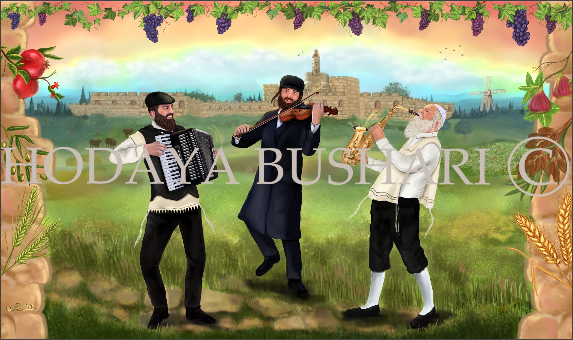 הודיה בושארי ציור לסוכה.JPG