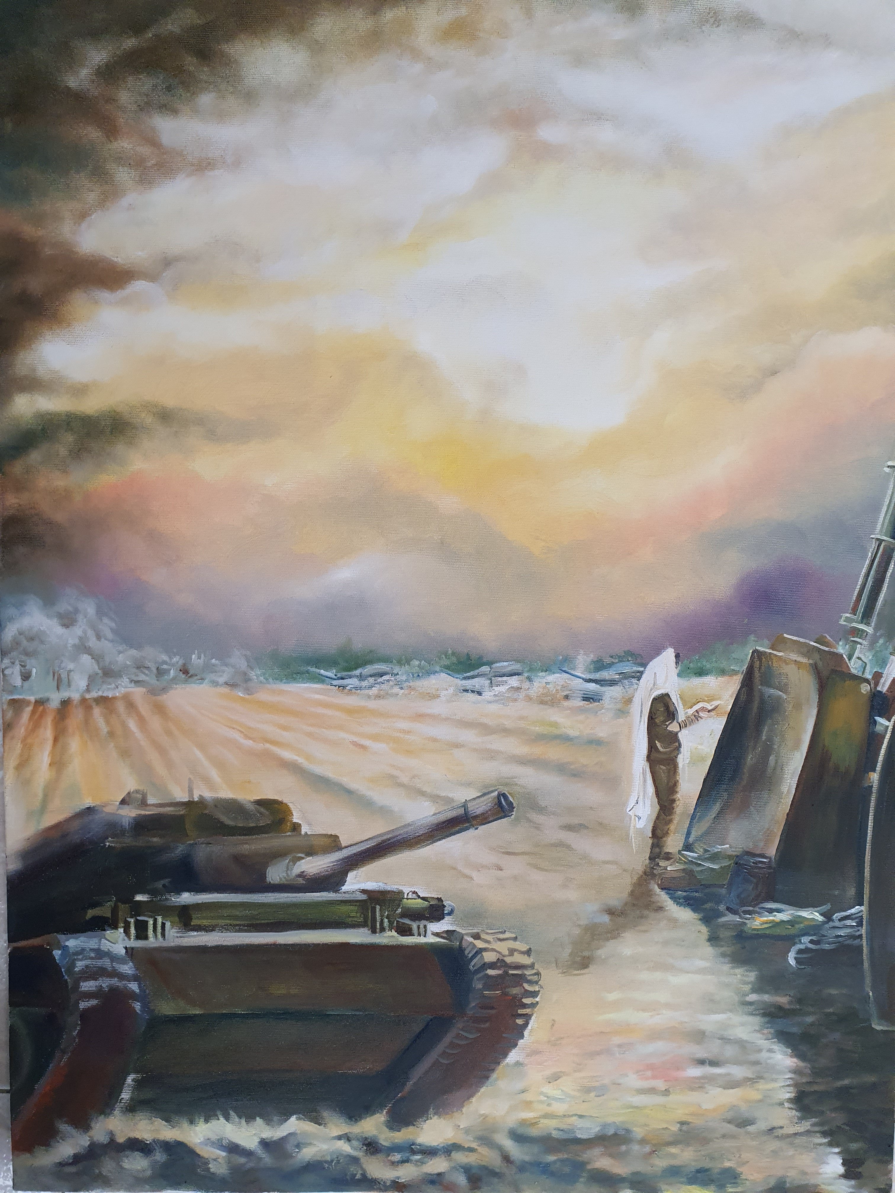 הלוחם,טלי ברוינר,שמן על בד.jpg