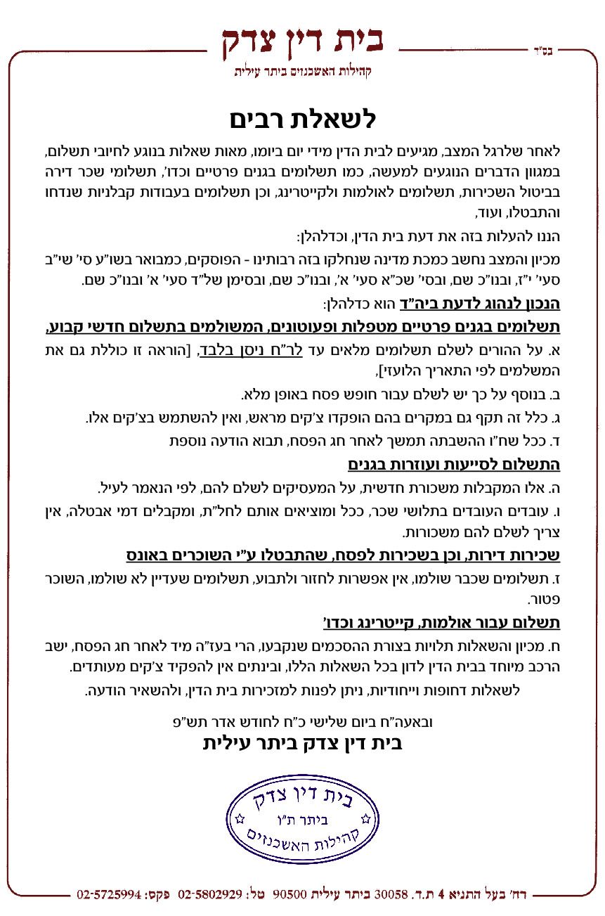 הנחיות בית דינו של הגאון רבי צבי ברוורמן ראב''ד ביתר.jpg