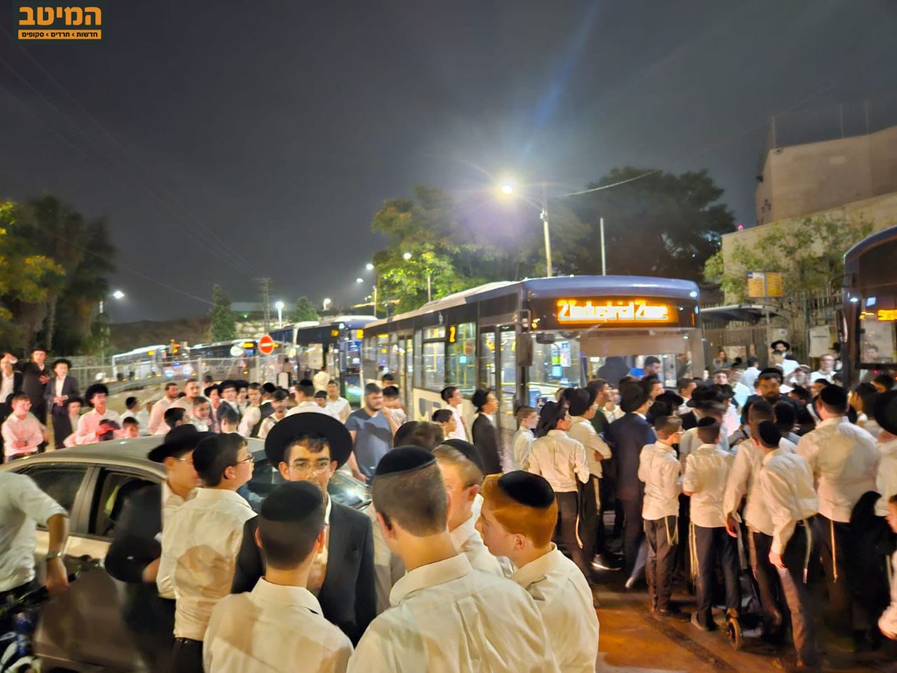 הפגנה בקרית ספר עקב הגברת אכיפה.jpg