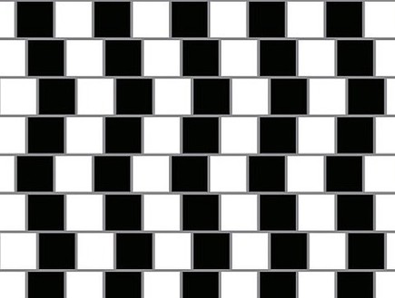 זה נראה כאילו הקווים האופקיים הללו עקומים, אבל יסתכלו מספיק זמן, תגלו שהם מקבילים זה לזה..jpg