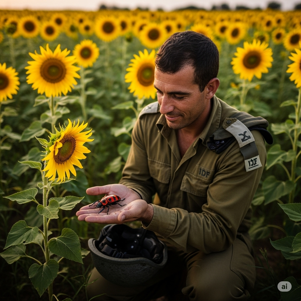 חייל מחזיק חיפושית.png