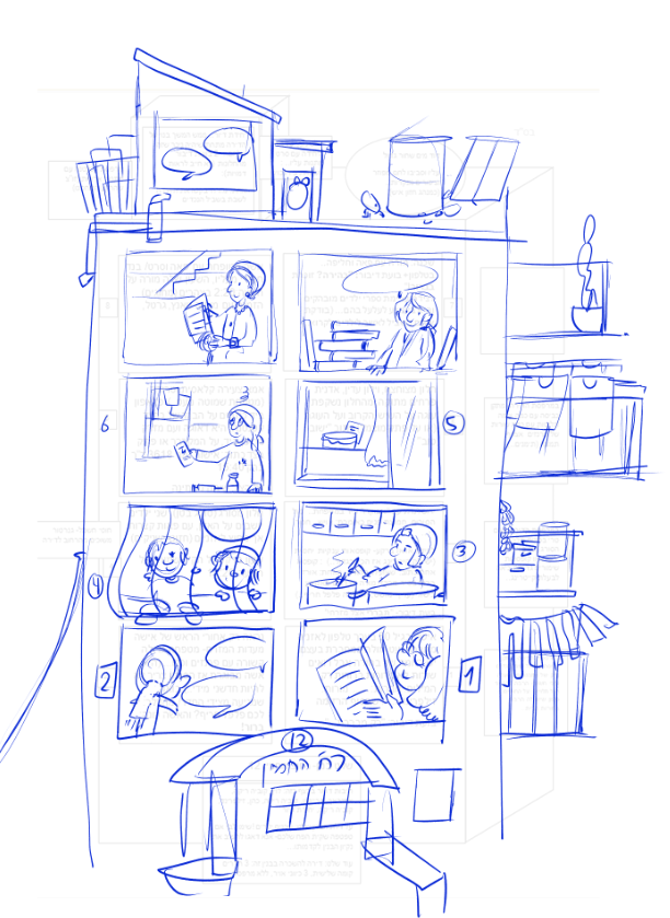 חיי עולם 2 -             סקיצה ראשונה            Sara Froylich.png