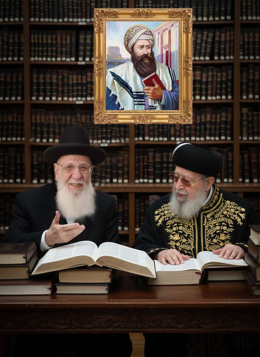 חכם שלום והרב עובדיה בעיבוד בינה מלאכותית שעשיתי .jpg