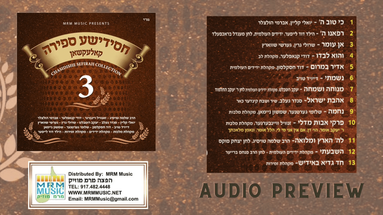 חסידישע ספירה קאלעקשאן 3 - תקציר האלבום.png