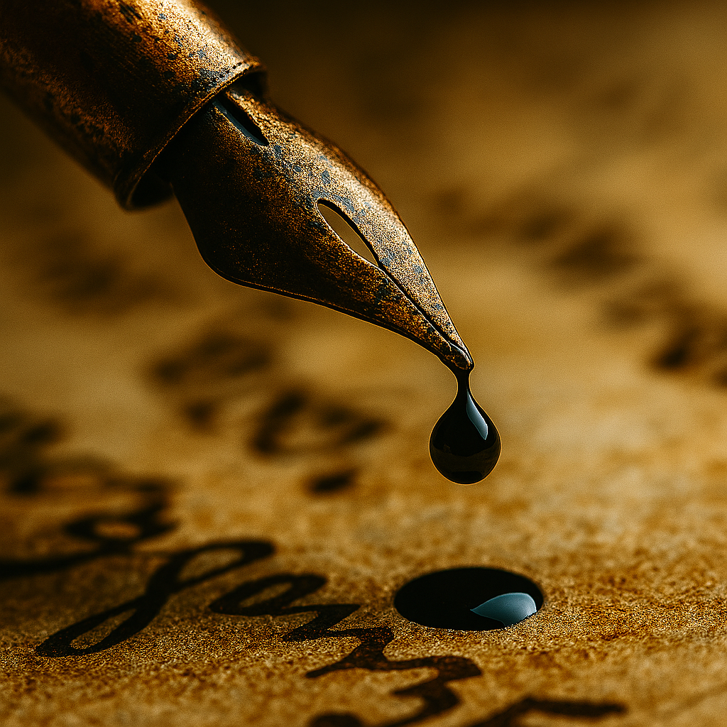 טיפת דיו נופלת מקצה .png