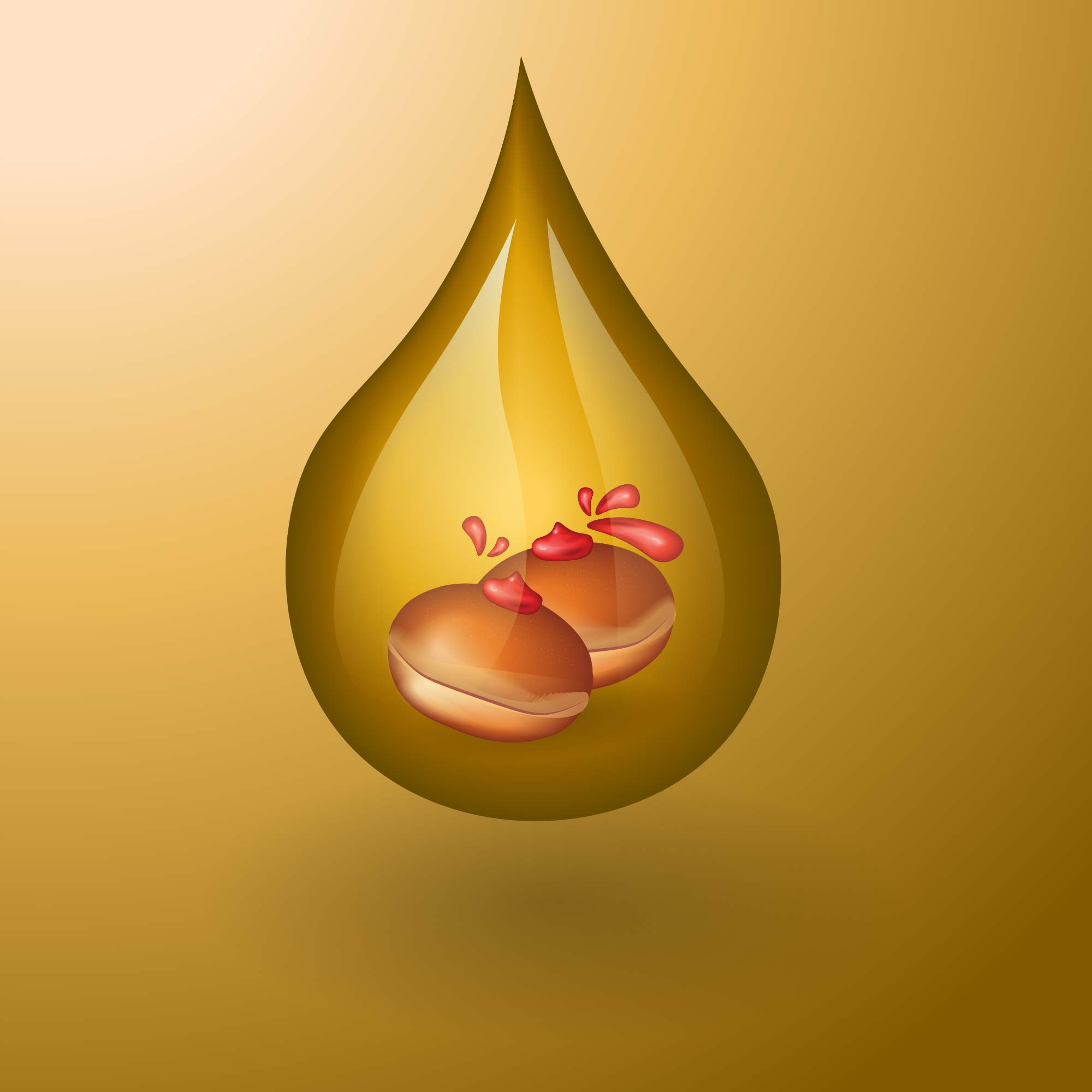 טיפת שמן ובתוכה סופגניות.jpg