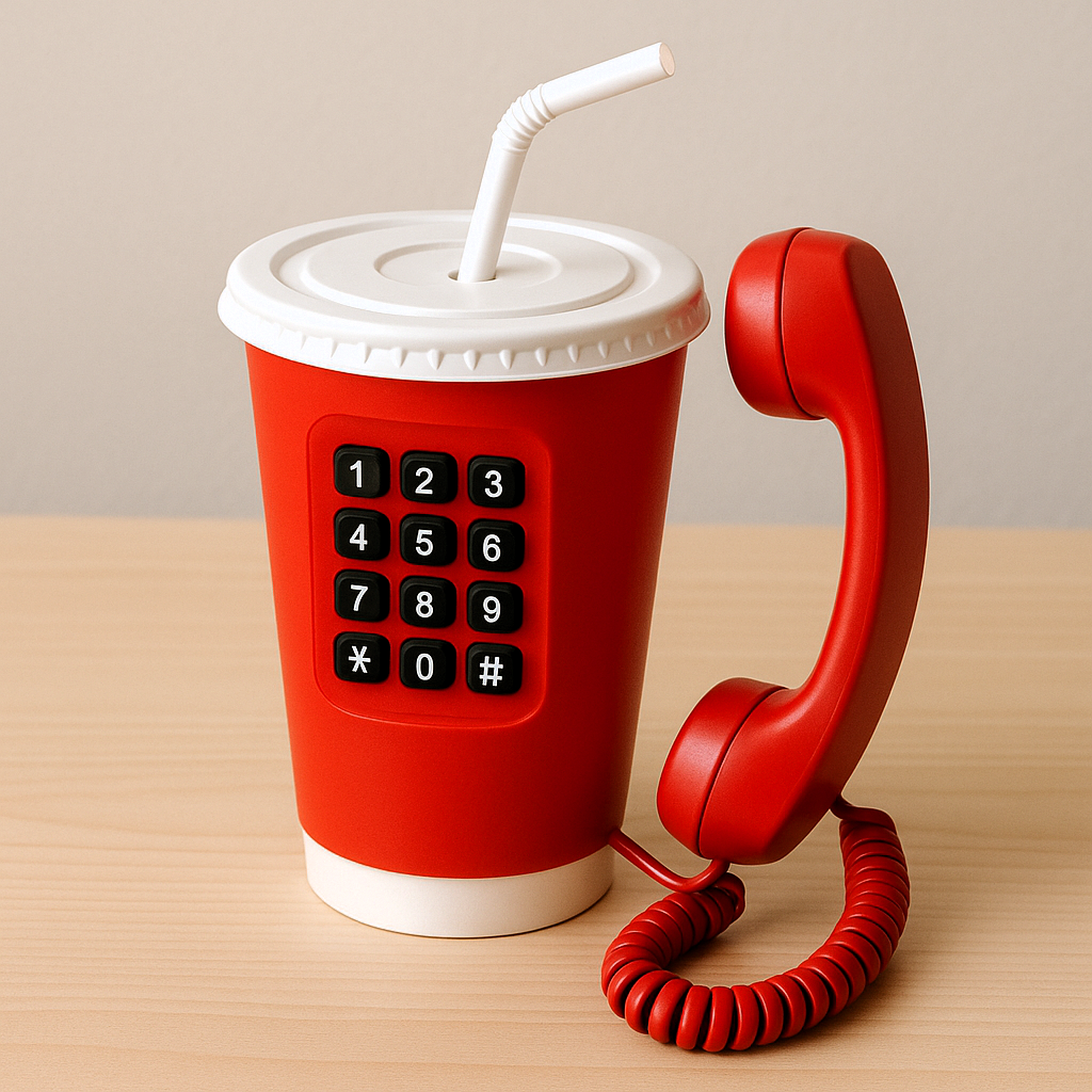 טלפון בצורת כוס שתייה.png
