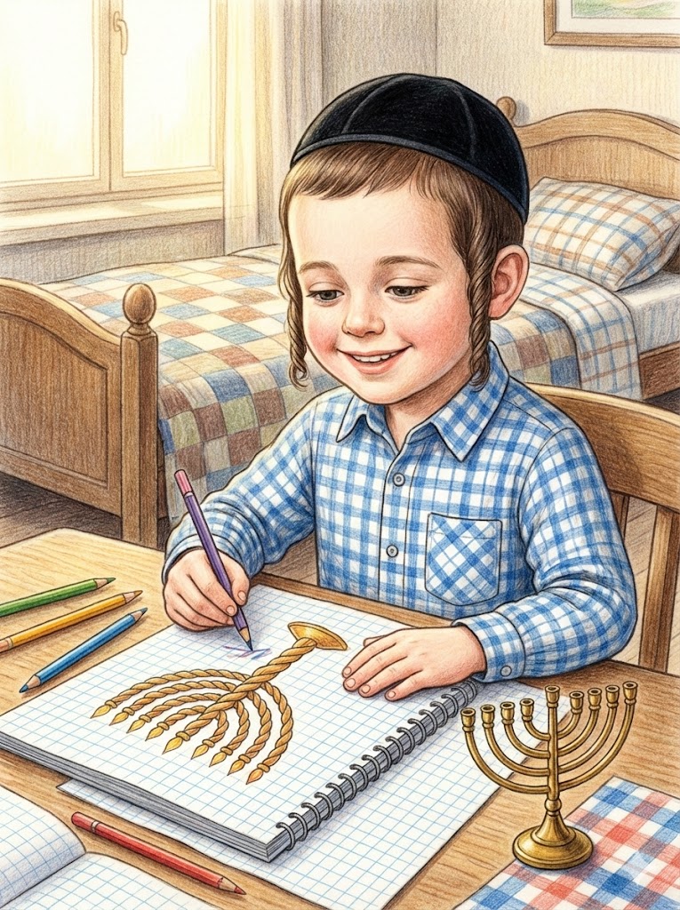 ילד מצייר חנוכייה.jpg