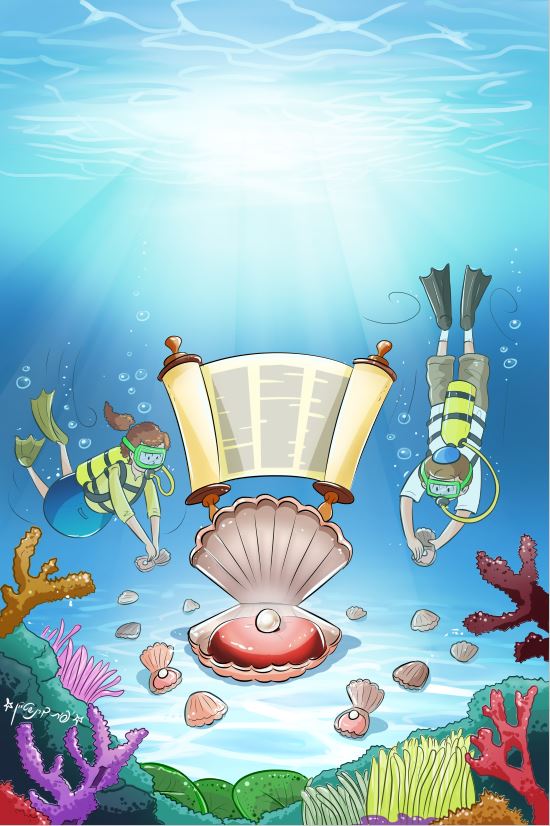 כריכה מתחת למים עם נועם ונעמה.JPG