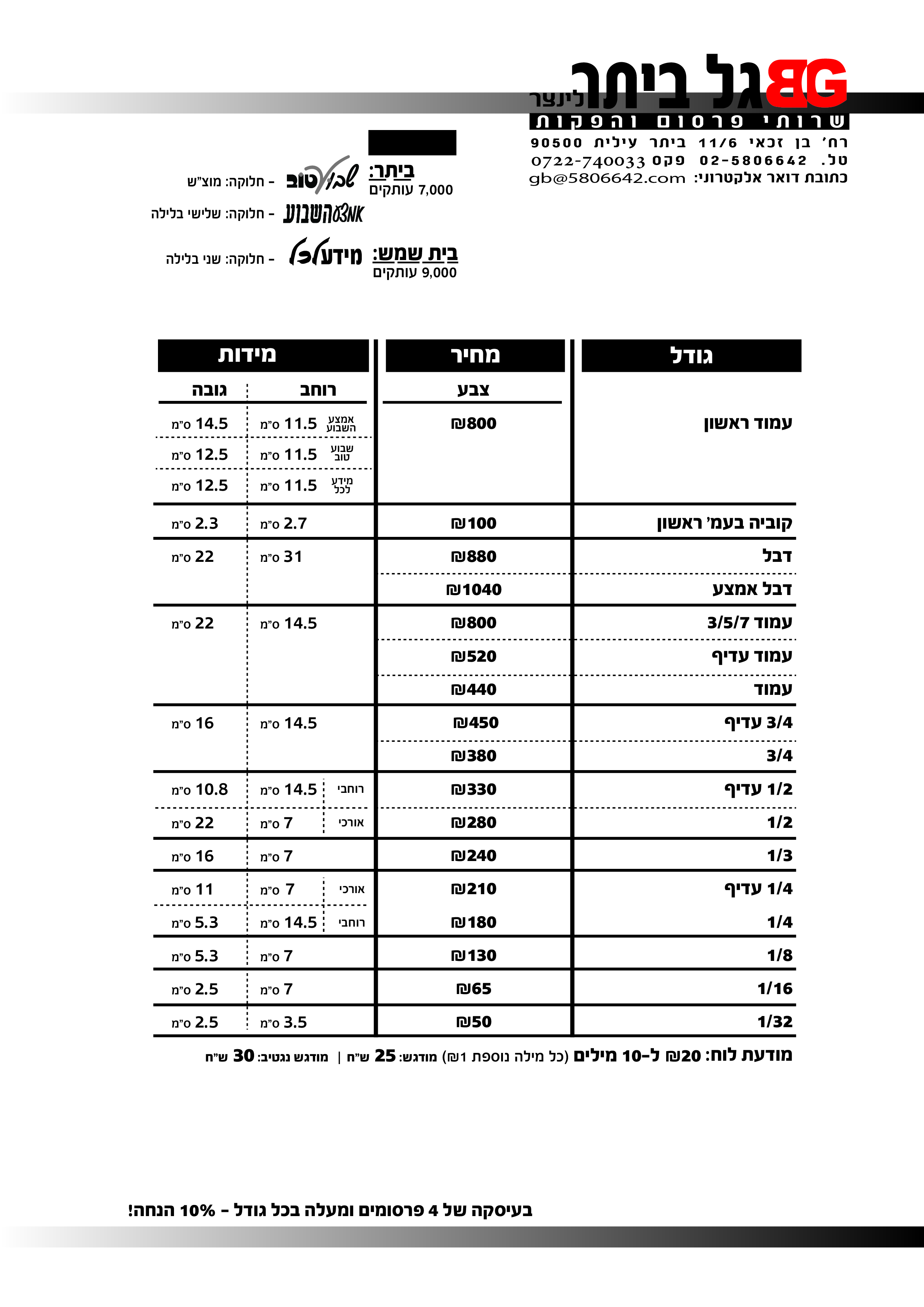 מחירון ומידות גל ביתר 2014.jpg