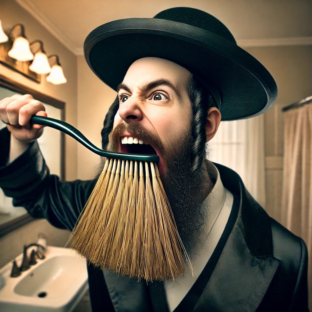 מטאטא במקום מברשת שיניים.jpg