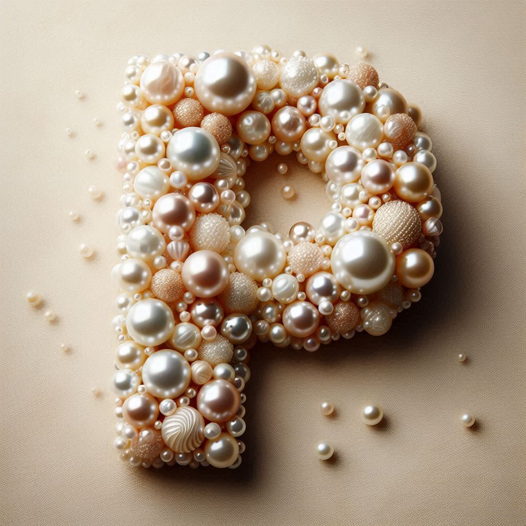 מלא פנינים יפות יוצרות יחד את האות P.jpeg