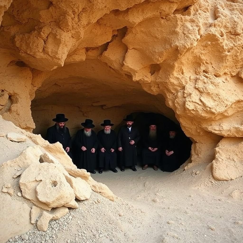 מערות יהודיים מחביאים ת'צמם מהיוונים.jpg