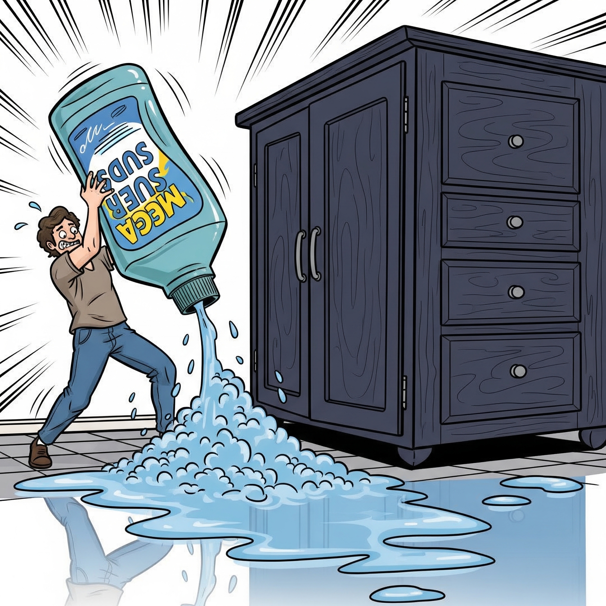 סבון כלים על הריצפה - עוזר לדחוף רהיט כבד.jpg