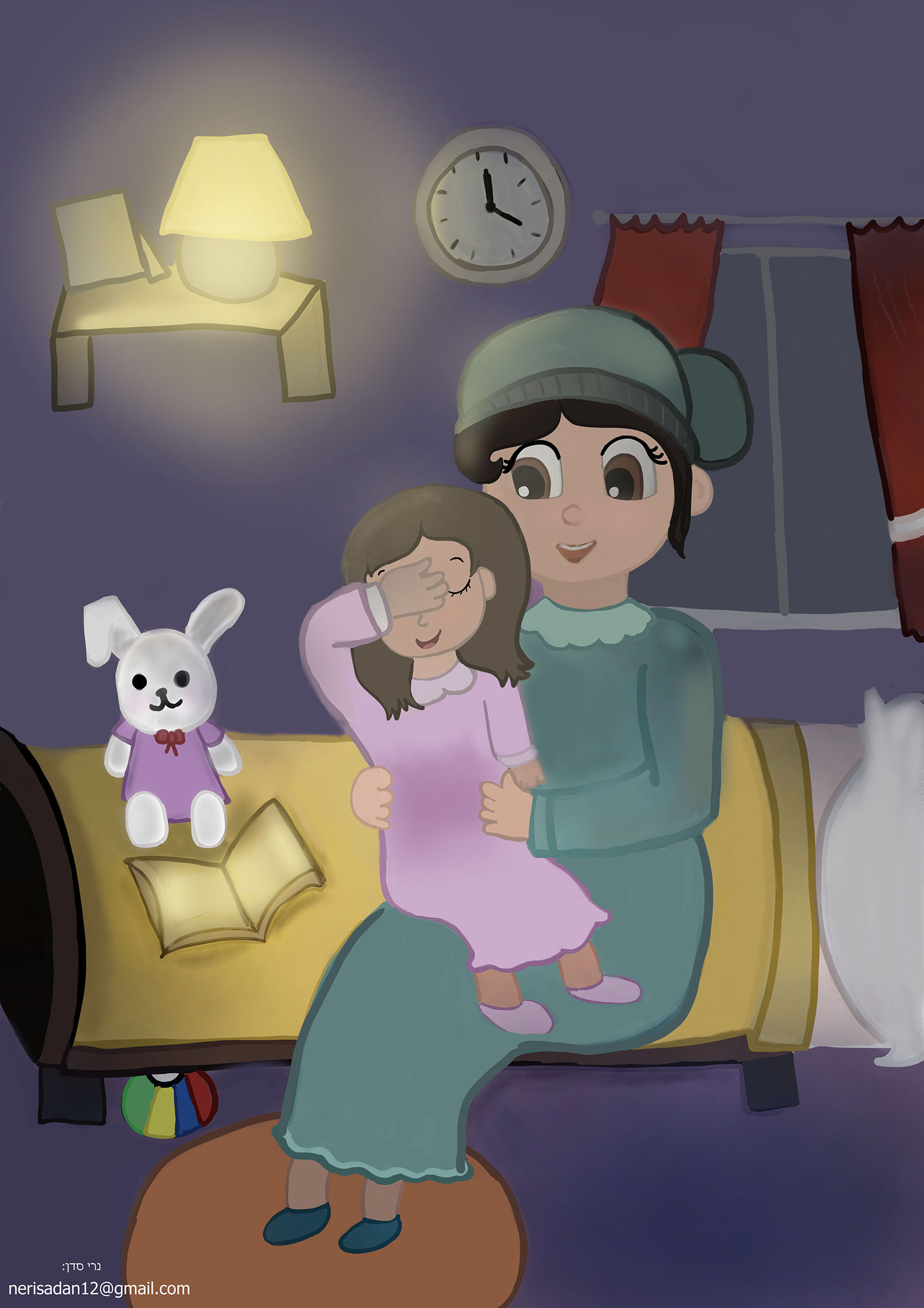 סצטנה מספר אחד אמא מרדימה את רותי מוכן.jpg