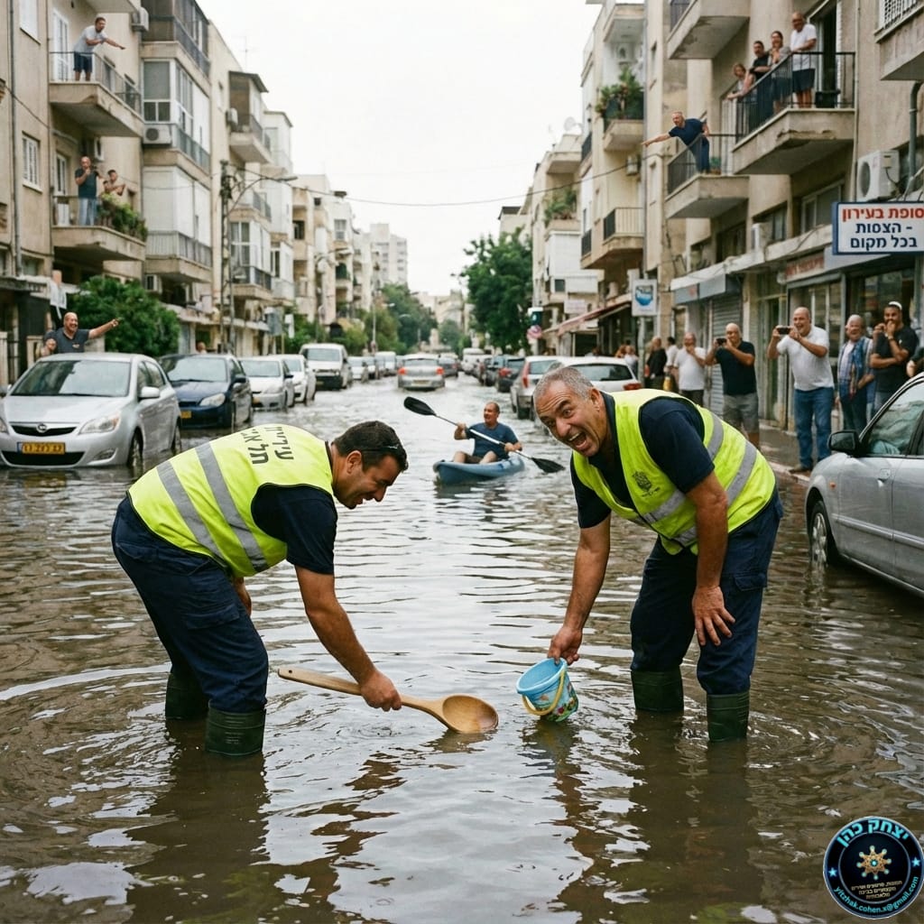 עיריית תל אביב מרוקנת את המים מההצפות.jpg