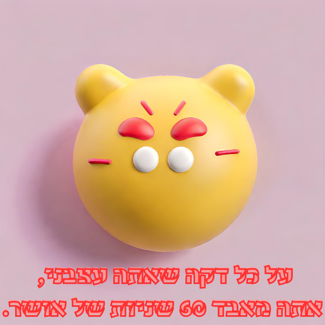 על כל דקה שאתה עצבני, אתה מאבד 60 שניות של אושר..png