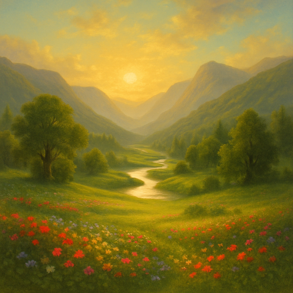 עמק מנצנץ באור שקיעה.png