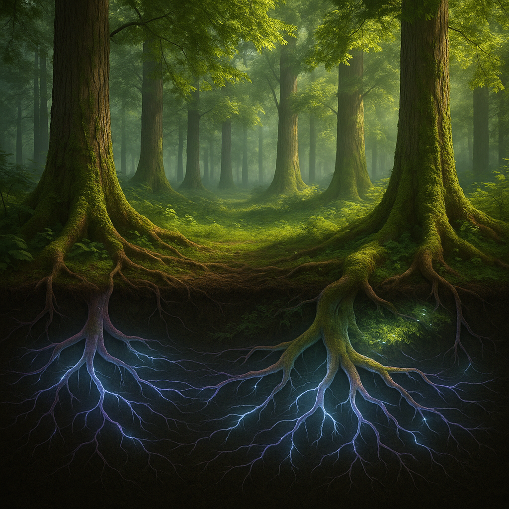 עצים מתקשרים אחד עם השני.png