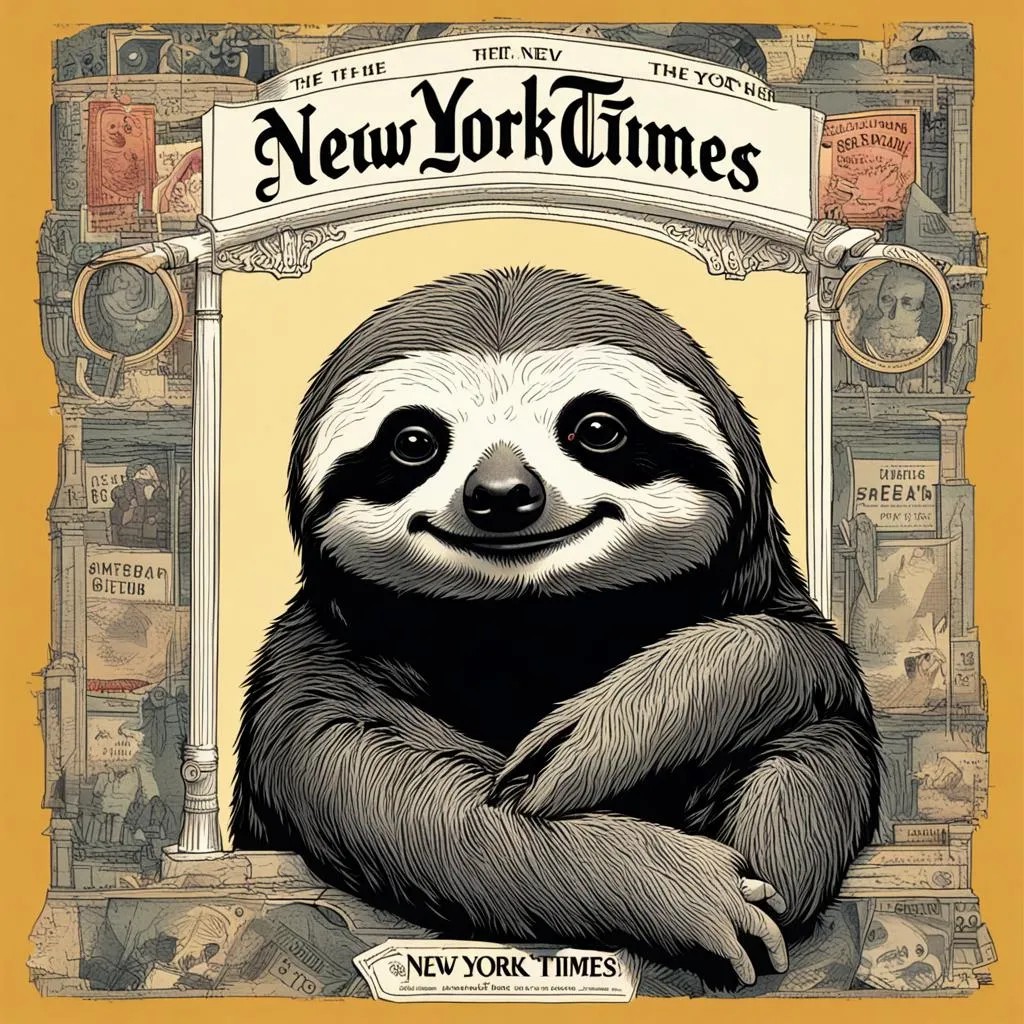 עצלן בשער הניו יורק טיימס.jpg