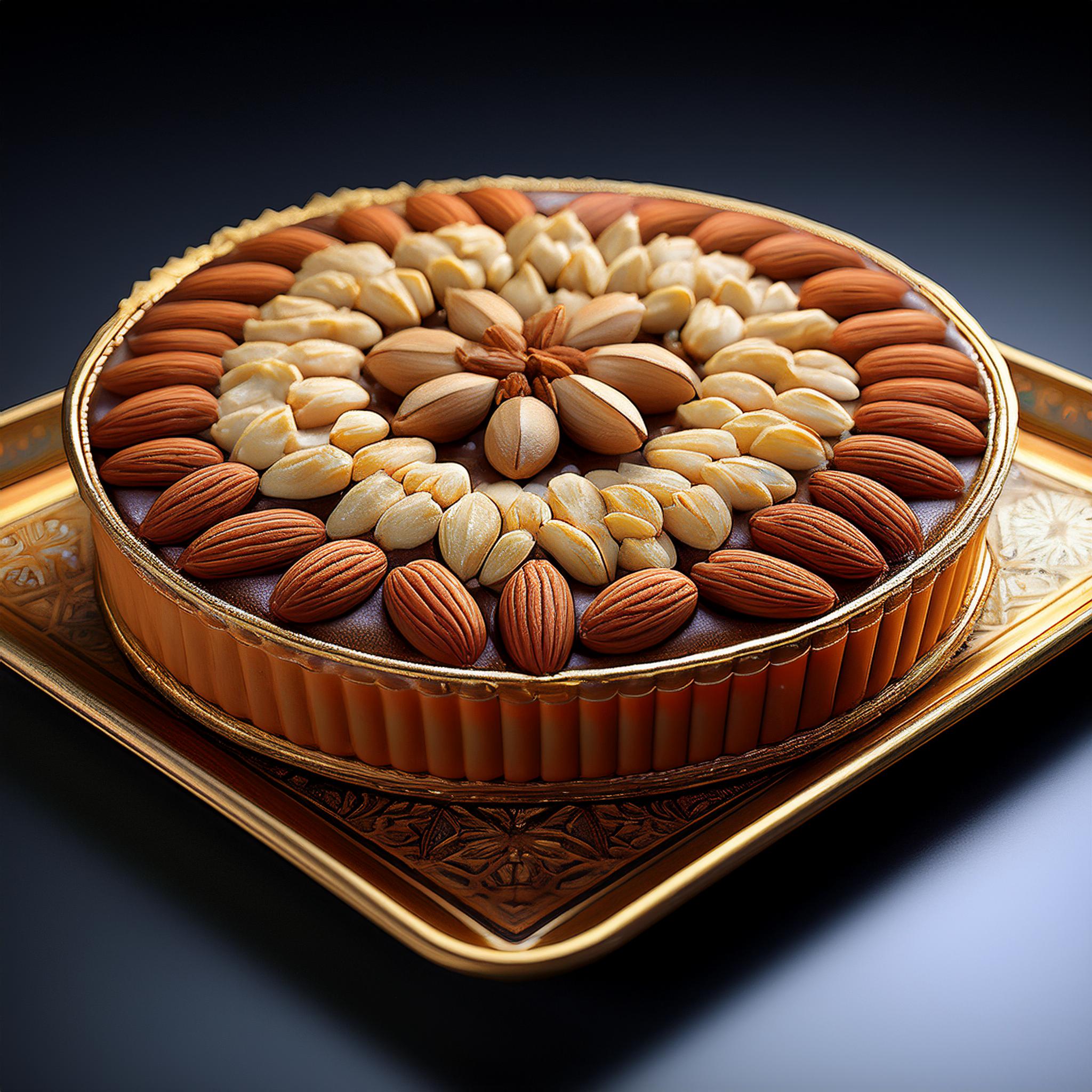 פאי בריאות עשוי מפיצוחים מעוצב בתוך אריזה יפה על מגש יפה 20-01-2025 at 18-29-40.jpeg