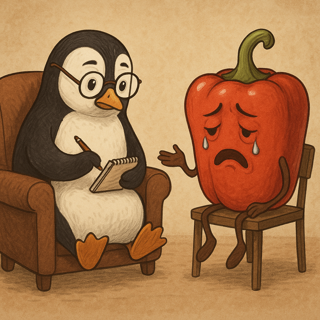 פינגווין פסיכולוג ופלפל עצוב.png