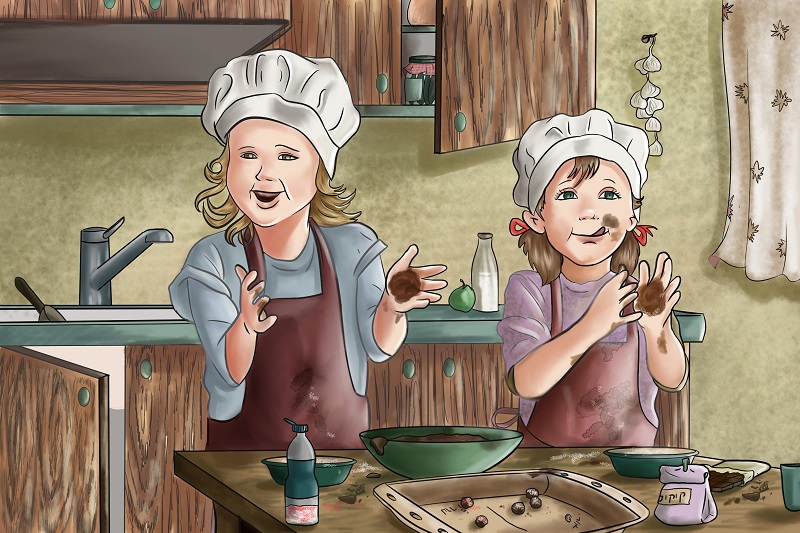 פינת מטבח ילדות - מירי דרויש.jpg