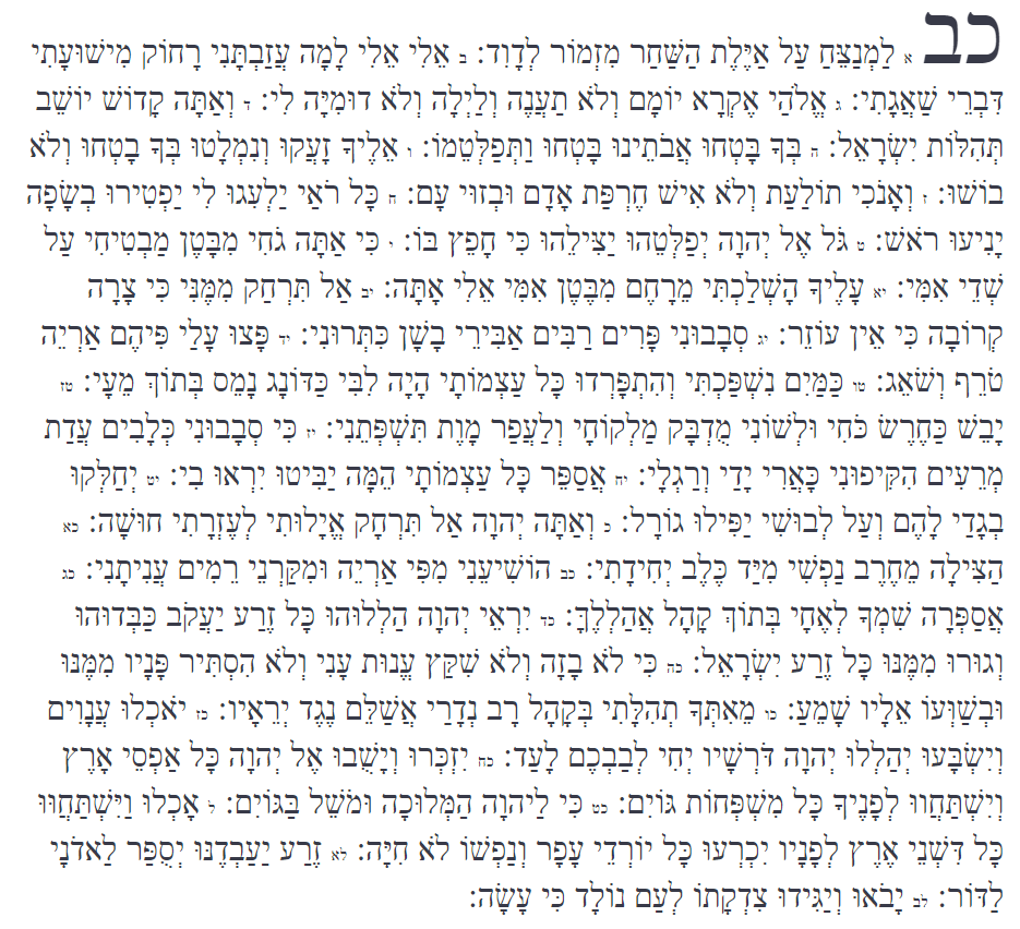 פרק כב בתהילים.png