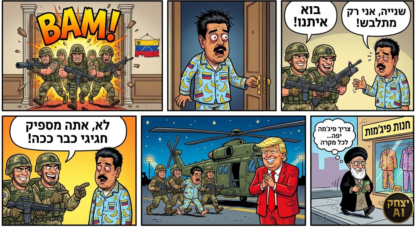 קריקטורה קומיקס מדורו טראמפ.jpg