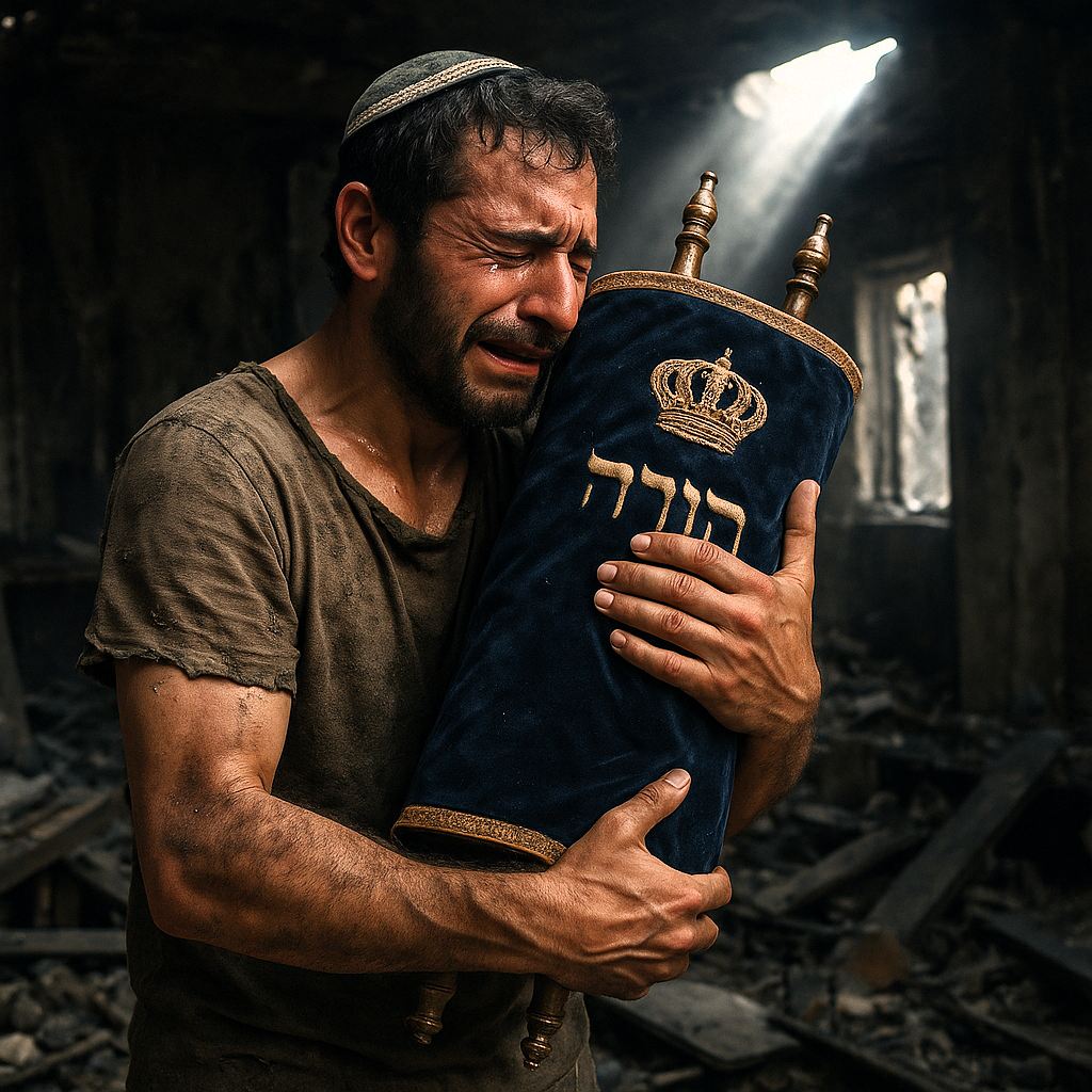 רק ספר תורה ניצול מההרס של ההפצצה.png