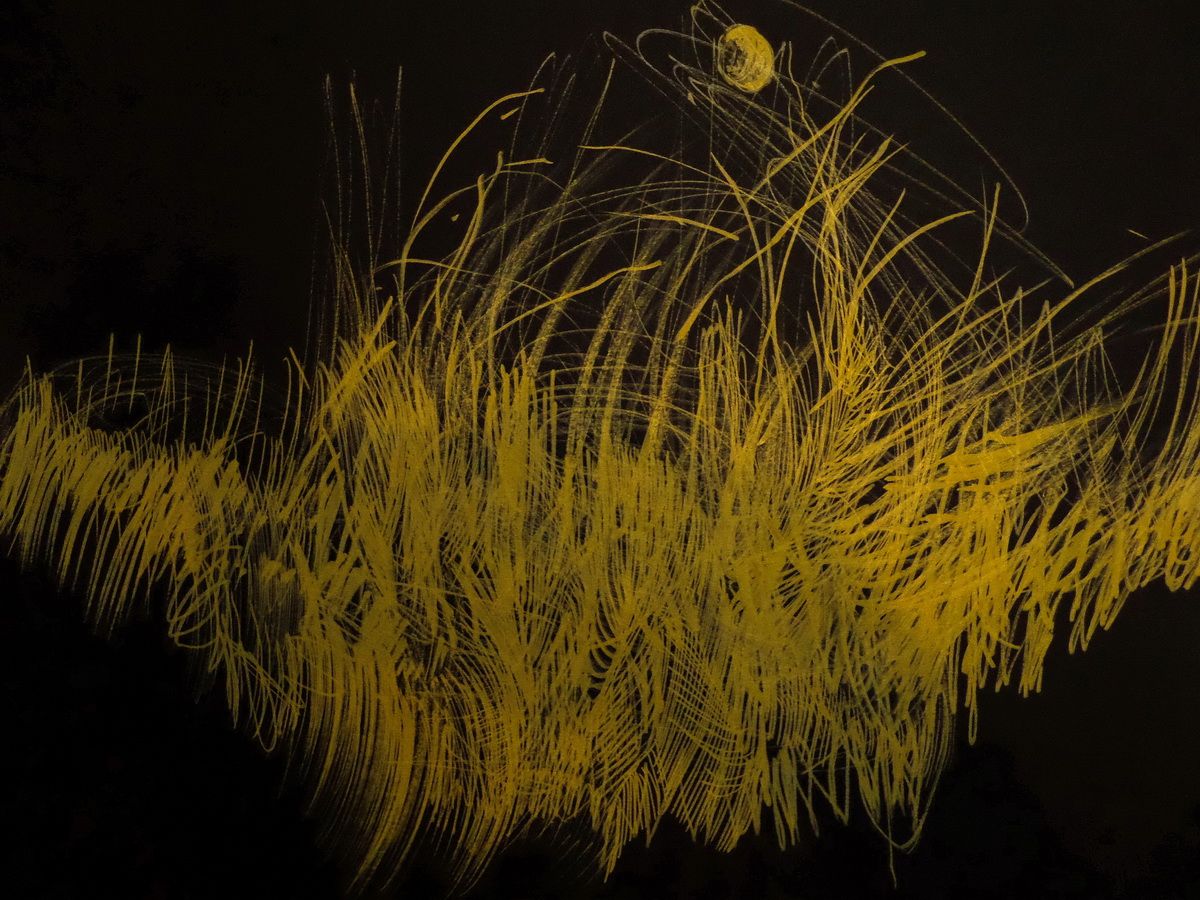 שירת העשבים 2 , 2015, 30-40 סמ, טכניקה מעורבת על נייר.JPG