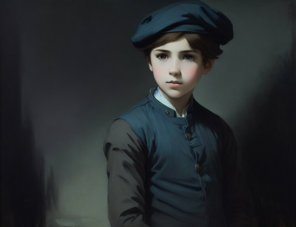 00025-45648441245454-A portrait of young boy, 1800 cap, concept art, oil pastel painting , moo...png