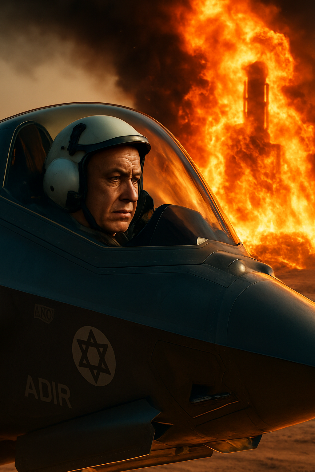 20250501_1606_Netanyahu's Stealth Maneuver_simple_compose_01jt5z88gqfrba3pq79c6mxvmk.png