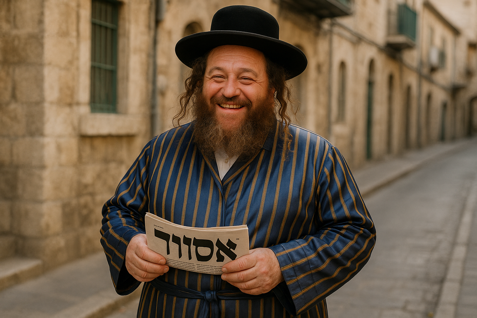 20250506_1620_חסיד צוחק עם עיתון_simple_compose_01jtjvzsqafxqr453p66e68wby.png