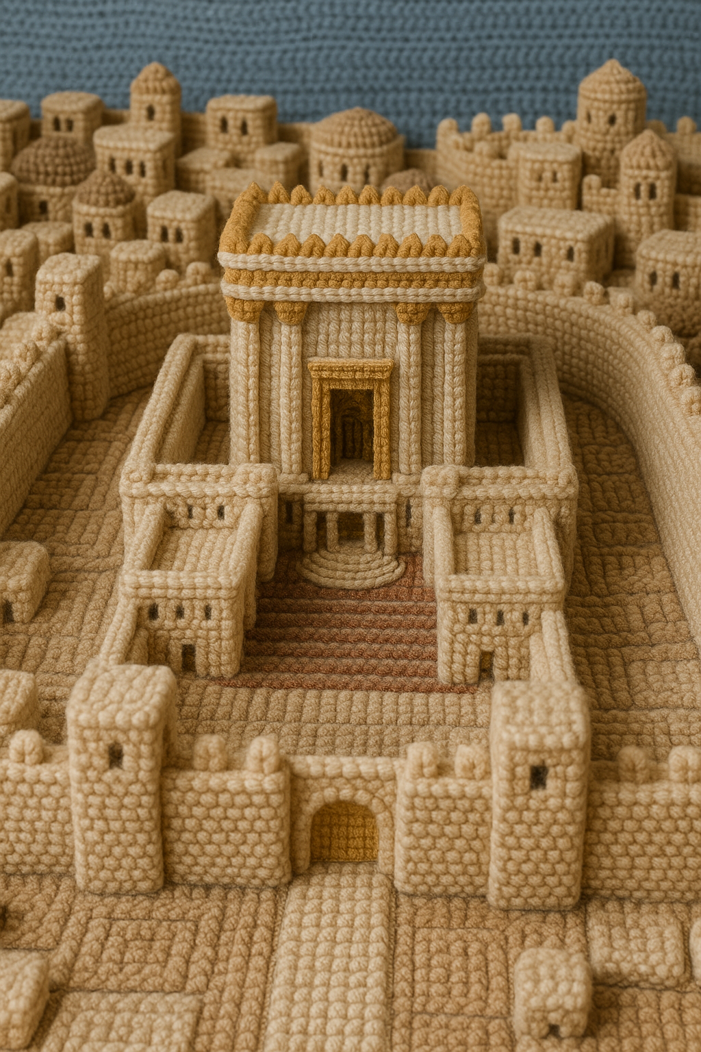 20250603_1515_Knit Jerusalem Temple Model_simple_compose_01jwtvccw8e1hbjssjnc4yr1mr.png