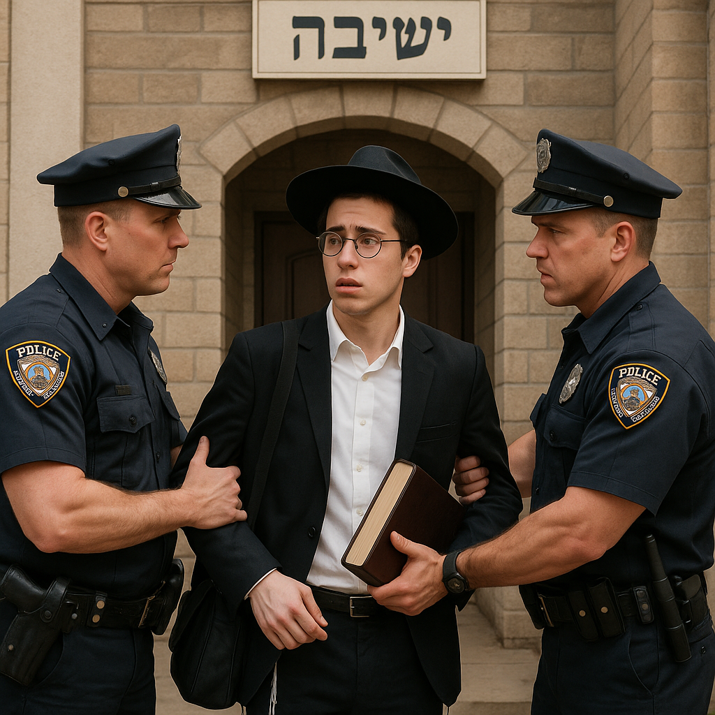 20250622_2204_בחור ישיבה מול שוטרים_simple_compose_01jycgaxege0es4jcfvyk8bp1b.png