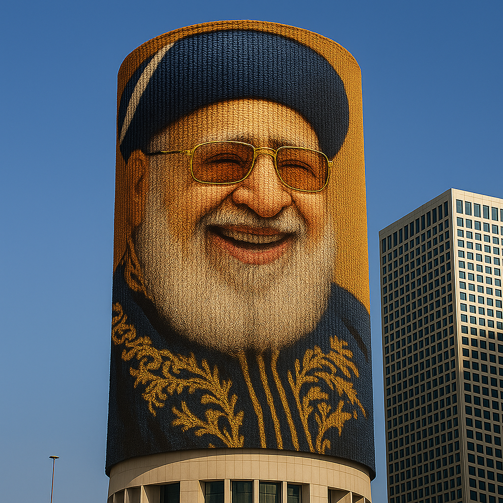 20250627_1538_גרפיטי בולט במגדל_remix_01jyrp7n4nf3rs3st45xnvs8je.png