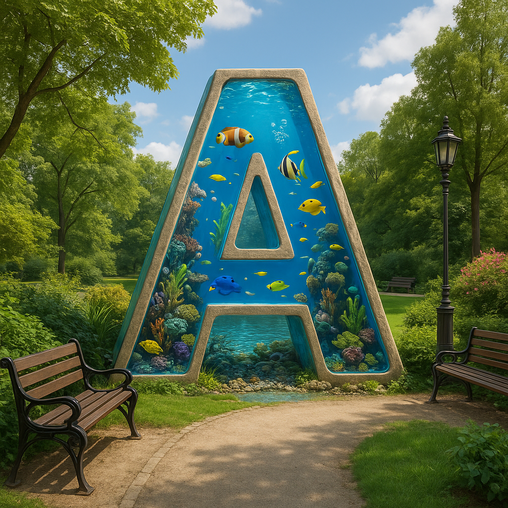 20250714_1008_אקווריום בצורת האות א_simple_compose_01k03w58tjf51884rnp5yv4p2h.png