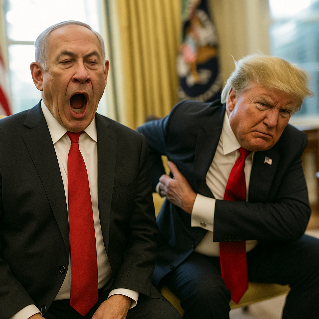 20250716_1740_נתניהו מפהק, טראמפ מגרד_simple_compose_01k09ts87rek6shxwvs2wv417b.png