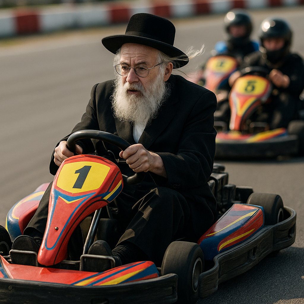 20250813_1239_זקן חרדי מנצח קארטינג_simple_compose_01k2hcqfs5ftybmg9fec2t06xp.png