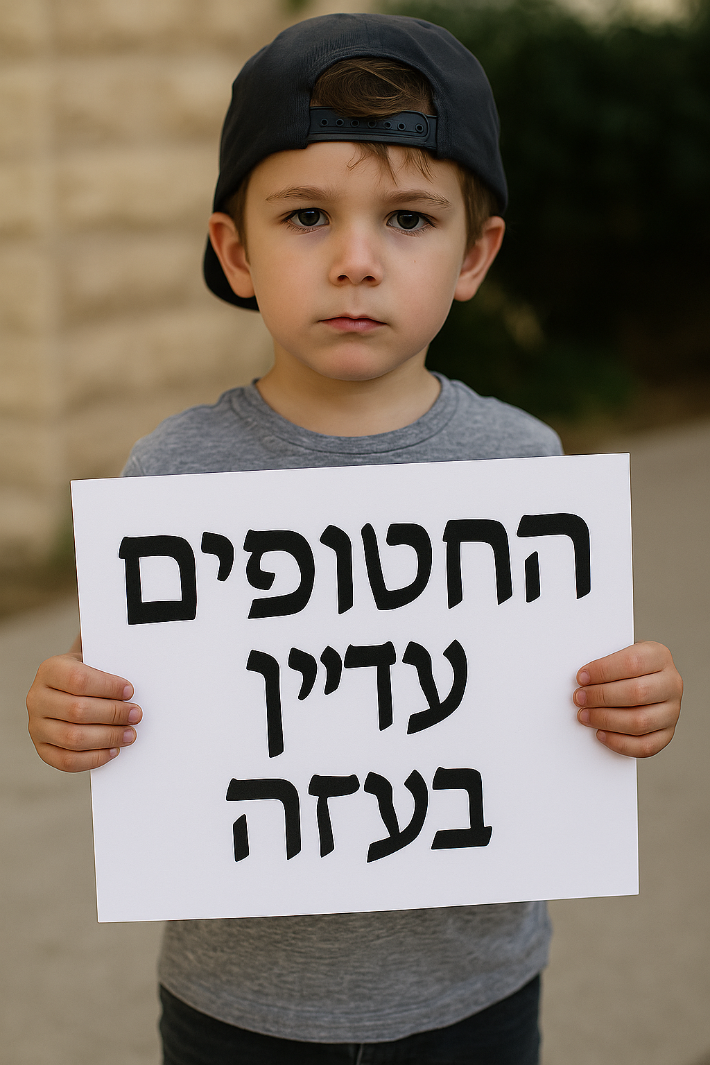 20250814_2331_ילד עם שלט מחאה_simple_compose_01k2n4asg6e8h971b3xaykae8b.png