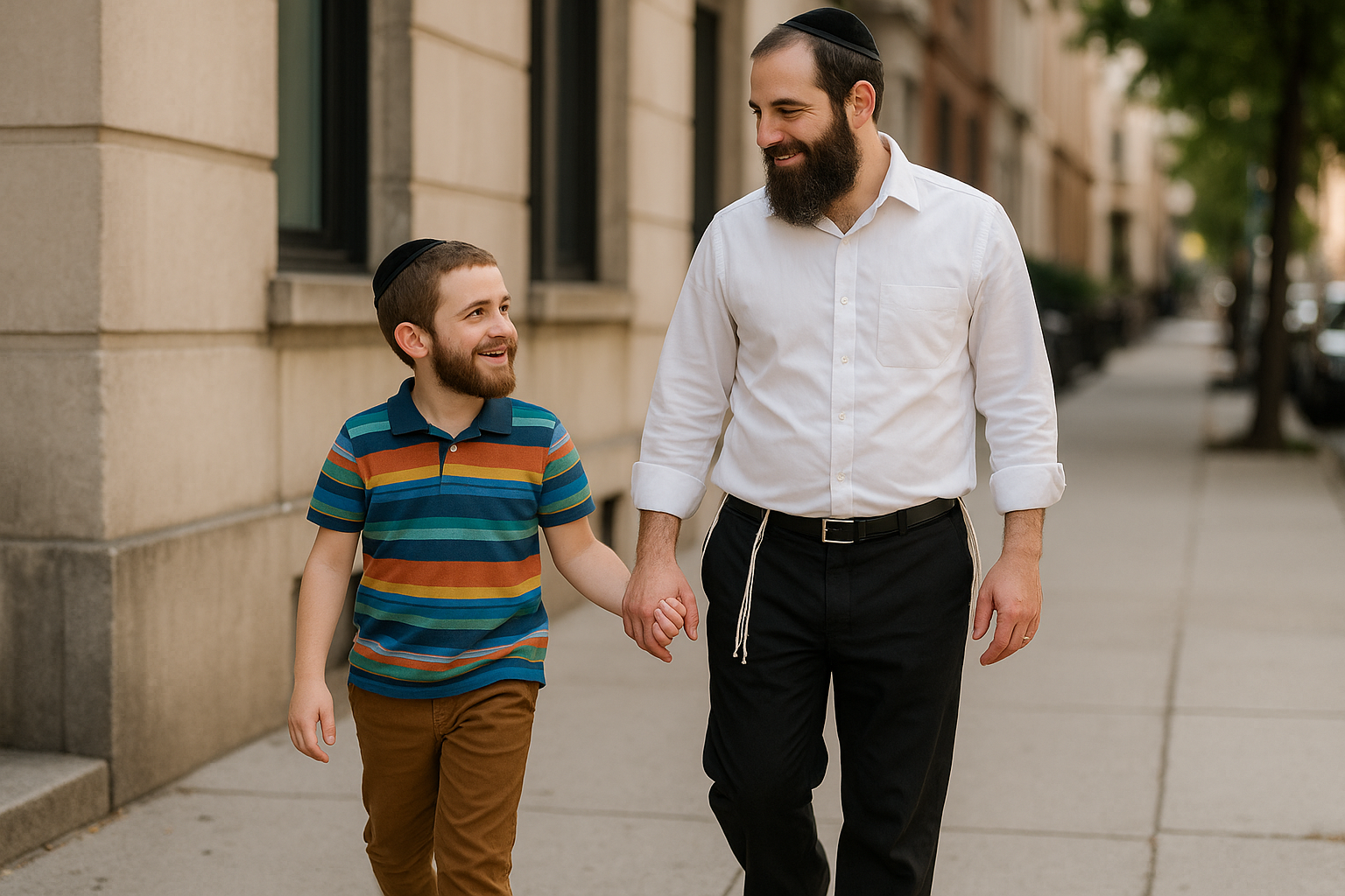 20250827_0159_אב ובן ברחוב_simple_compose_01k3m9k108fvb96h71em5khx6a.png