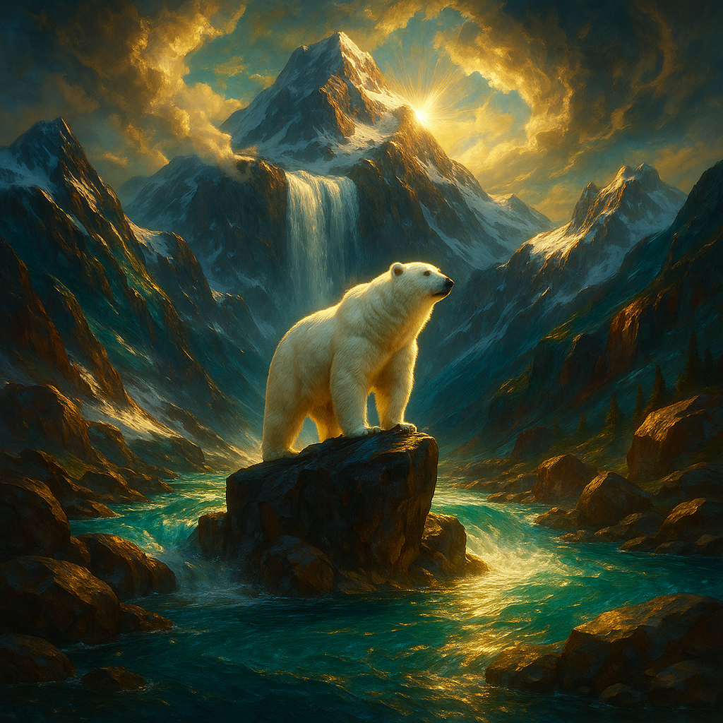 20251020_1215_דוב לבן במלכות הרים_simple_compose_01k80ecnmxf419ca44jrq6h5t2.png