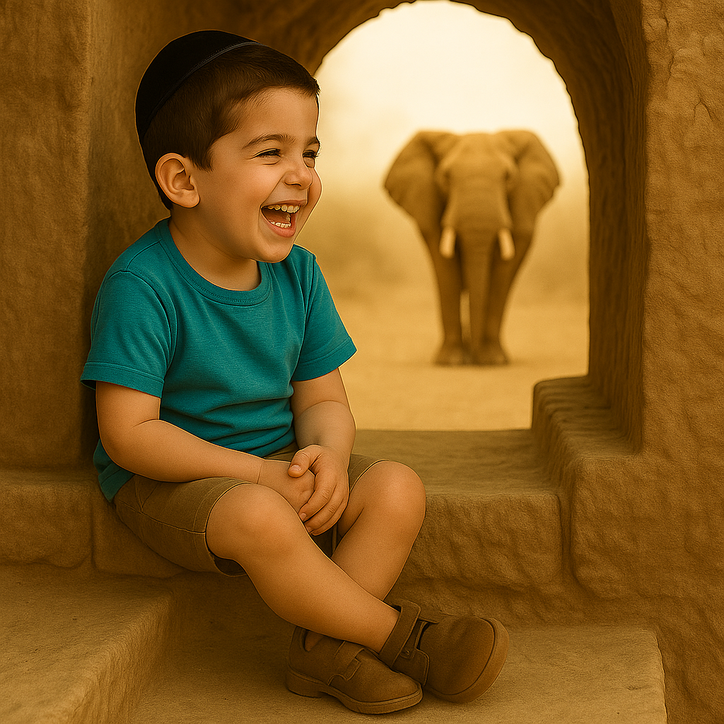 20251124_1648_ילד ופיל צוחקים_remix_01kav59fe4femr1apmjxxeqe2f.png